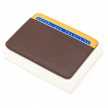 Porte-cartes Galant - Chocolat/Safran